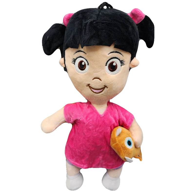 عروسک طرح دختر بو مدل کارخانه هیولاها کد JI110 ارتفاع 30 سانتی‌متر