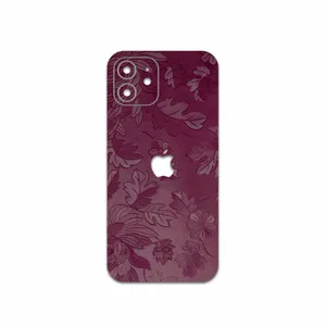 MAHOOT Red-Wildflower Cover Sticker for Apple iPhone 12