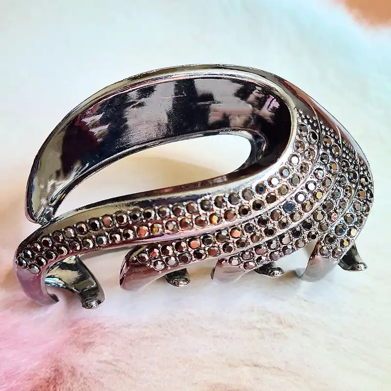 کلیپس مو زنانه مدل بال قو کد brg 4115