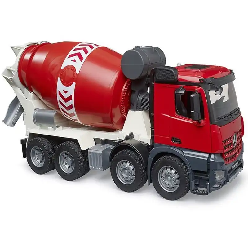 ماشین بازی برودر مدل کامیون میکسر سیمان مرسدس بنز آروکس