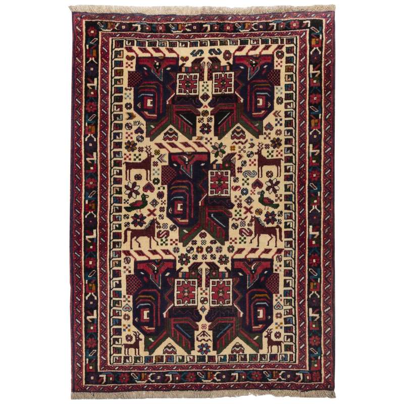 فرش قدیمی دستباف یک متری سی پرشیا کد 187237