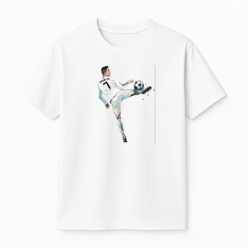 تی‌شرت آستین کوتاه پسرانه مدل رونالدو کد v4 