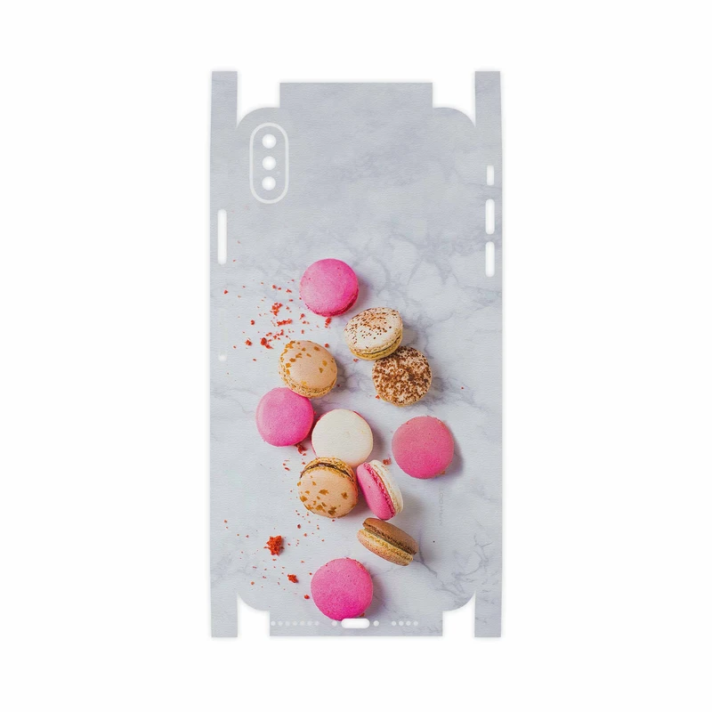 برچسب پوششی ماهوت مدل Macaron cookie-FullSkin مناسب برای گوشی موبایل اپل iPhone XS Max