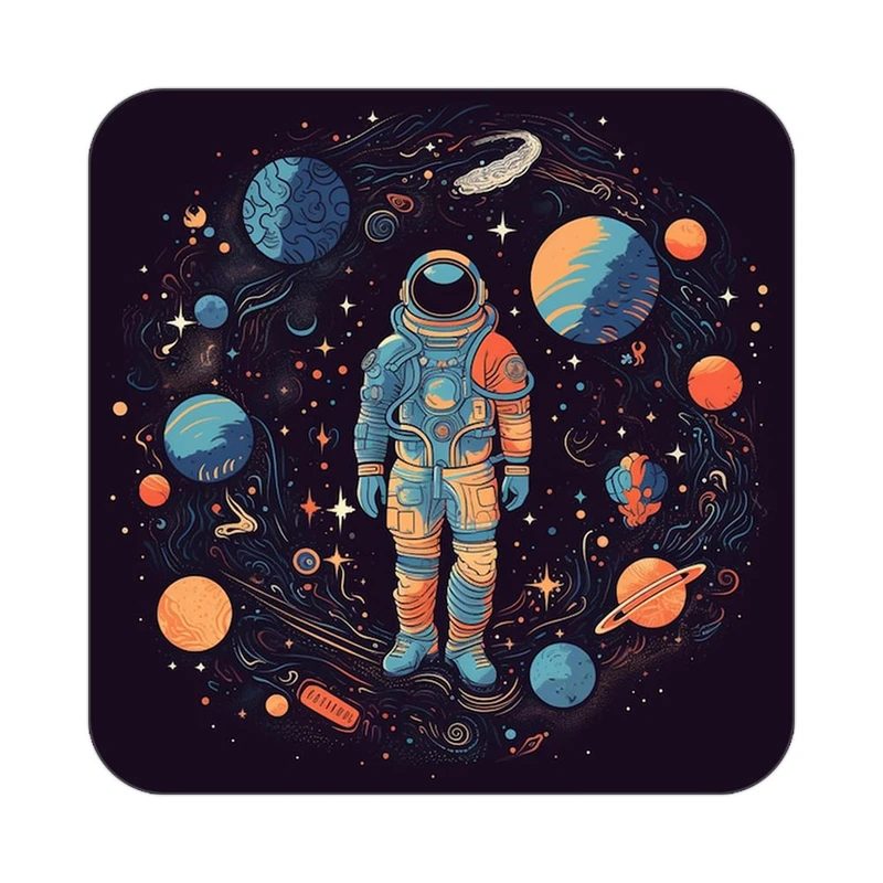 زیر لیوانی کاکتی طرح فضانورد مدل mp46422