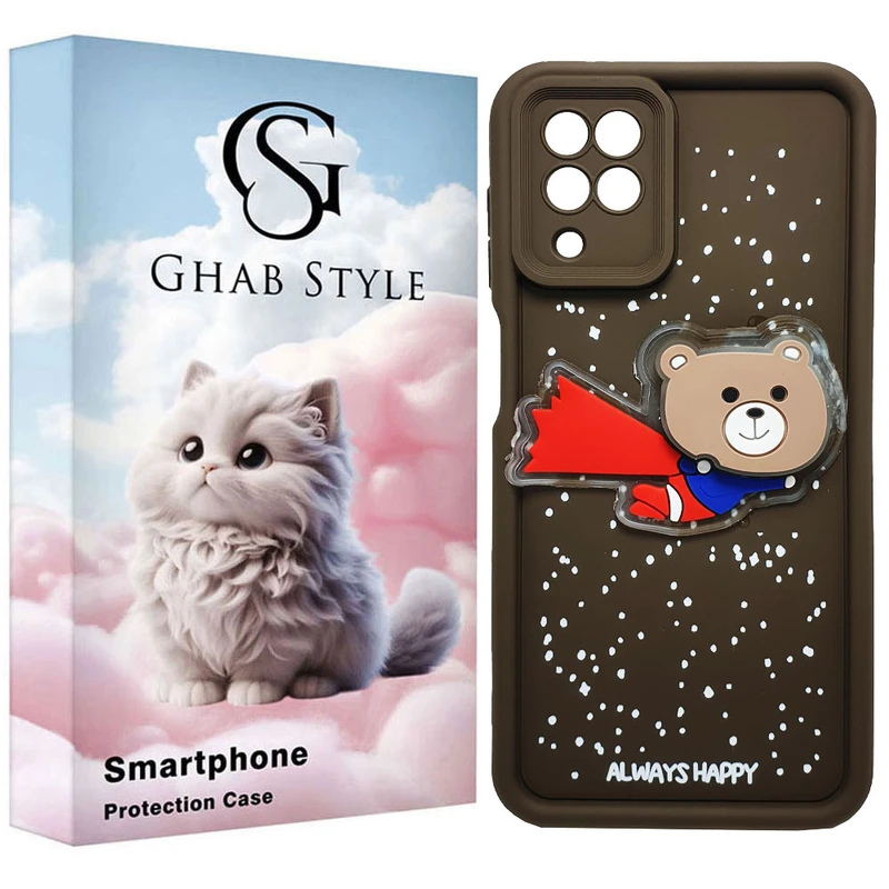 کاور قاب استایل مدل سیلیکونی طرح چراغدار مناسب برای گوشی موبایل سامسونگ  Galaxy A12 / A12 5G / M12 / F12