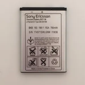 باتری موبایل مدل BST-36 ظرفیت 780 میلی آمپر ساعت مناسب برای گوشی موبایل سونی اریکسون K310 