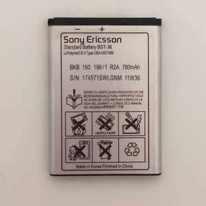 باتری موبایل مدل bst-36 ظرفیت 780 میلی آمپر ساعت مناسب برای گوشی موبایل سونی اریکسون k310