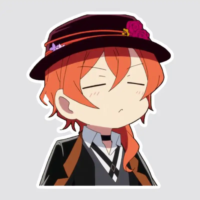 استیکر لپ تاپ پیکسل میکسل مدل انیمه سگ های ولگرد بانگو چویا گوگولی