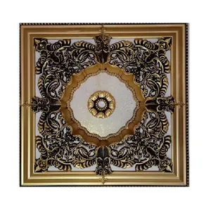 گل سقفی مدل دور لوستری مربع DT90
