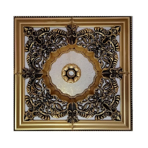 گل سقفی مدل دور لوستری مربع DT90