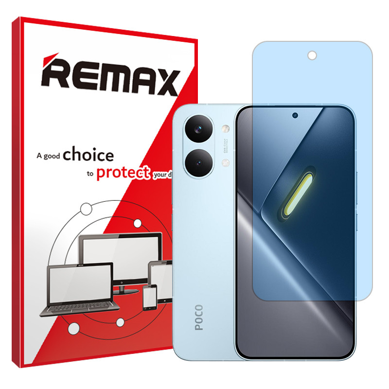 محافظ صفحه نمایش آنتی بلو ریمکس مدل هیدروژلی مناسب برای گوشی موبایل شیائومی Poco X8 Pro Max