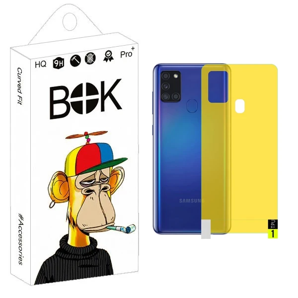 محافظ پشت گوشی بوک مدل Transparent TPU مناسب برای گوشی موبایل سامسونگ Galaxy A21s