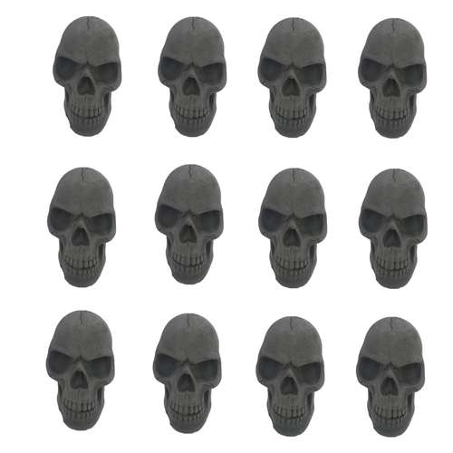 زغال مدل SK03 طرح جمجمه بسته 12 عددی