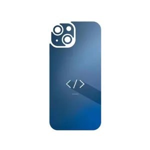 MAHOOT Minimal Coding icon Cover Sticker for Apple iPhone 15