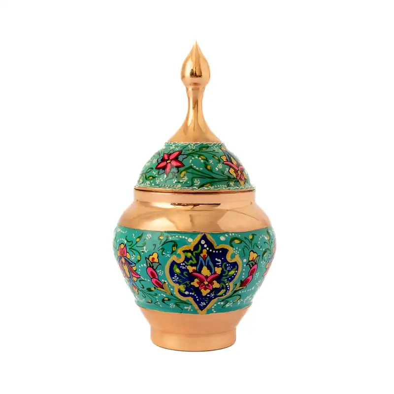 سرویس چای خوری 4 پارچه مسی مدل پرداز کد JPA03