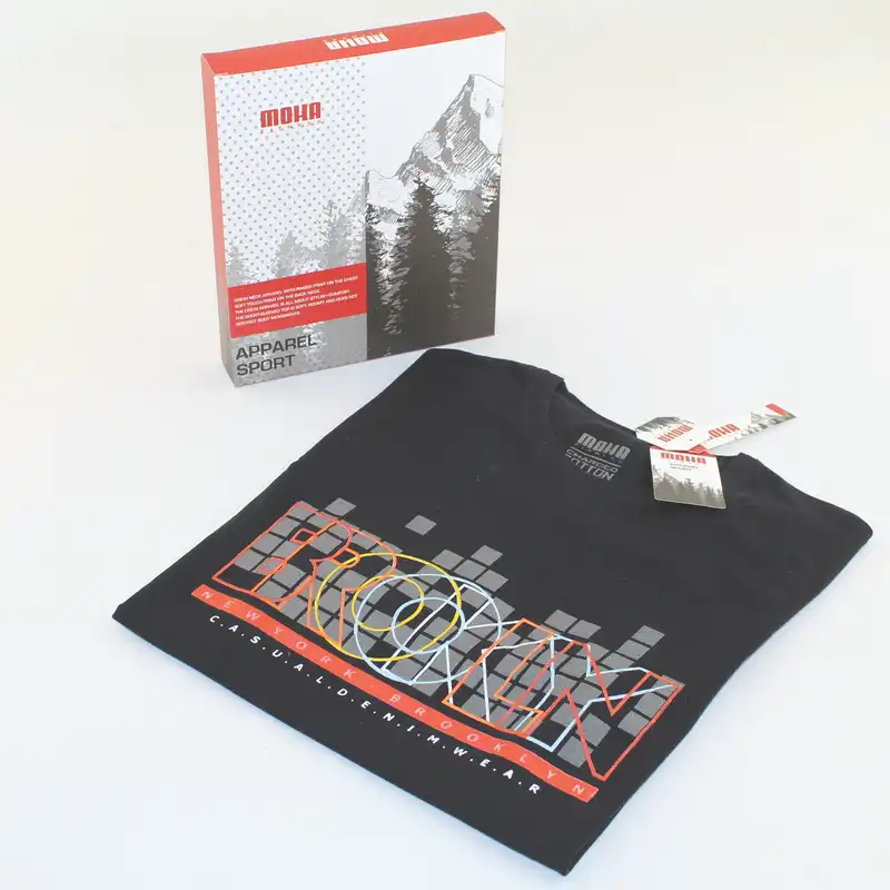 تی شرت آستین کوتاه مردانه موها فیتنس مدل BROOKLIN