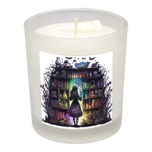 شمع لیوانی طرح کتاب فانتزی مدل D014-1