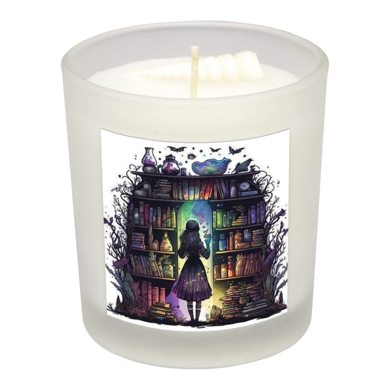 شمع لیوانی طرح کتاب فانتزی مدل D014-1