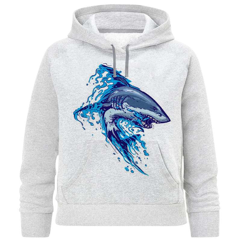 هودی پسرانه مدل نهنگ W823