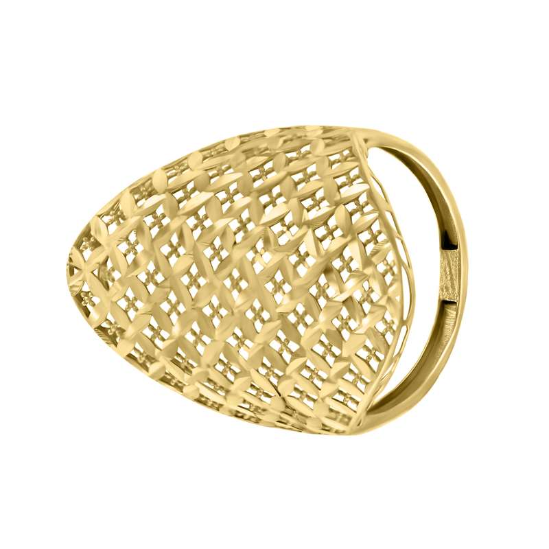 انگشتر طلا 18 عیار زنانه اقلیمه مدل AT192