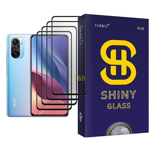 محافظ صفحه نمایش آتوچبو مدل Shiny Glass MIX004 مناسب برای گوشی موبایل شیائومی Redmi K40 Pro بسته چهار عددی