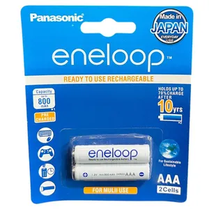 باتری نیم قلم قابل شارژ انلوپ سفید مدل 2000 بسته 2 عددی