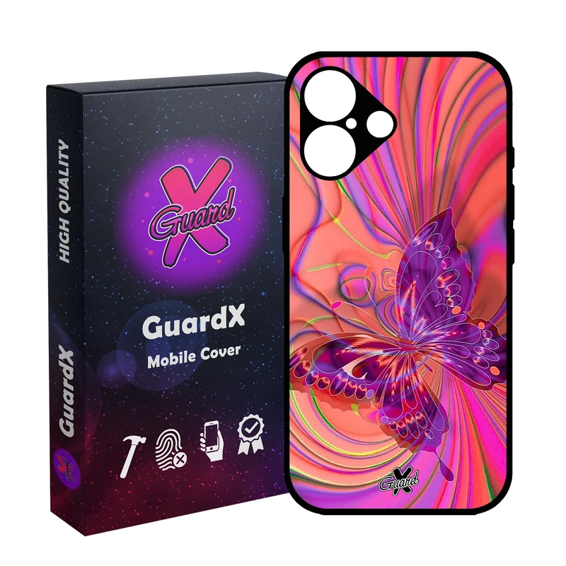 کاور گارد ایکس طرح پروانه مدل 10280 مناسب برای گوشی موبایل اپل iPhone 16