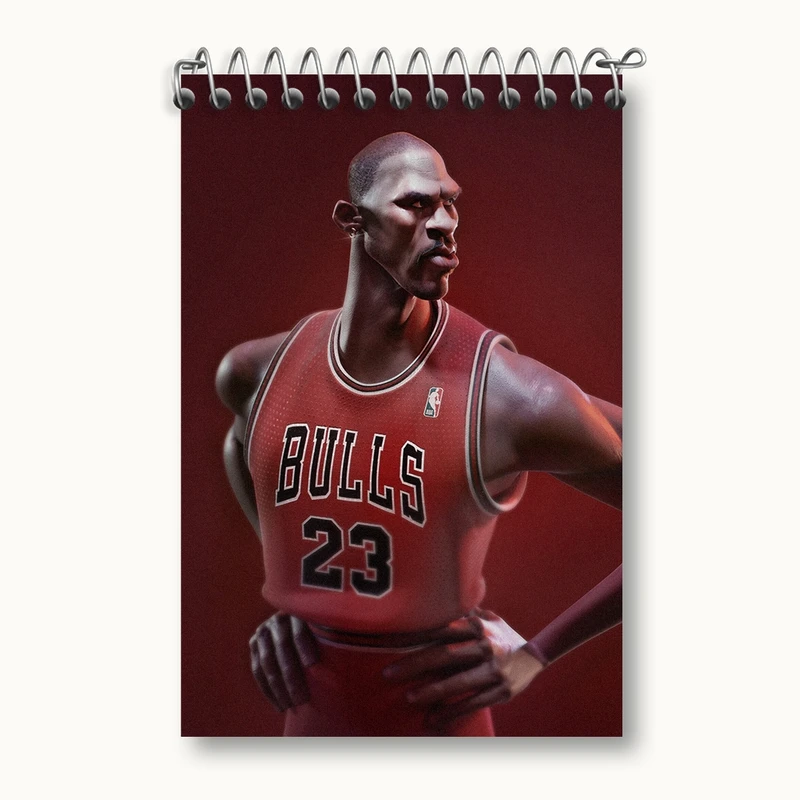 دفتر یادداشت 50 برگ خندالو مدل Michael Jordan کد F779