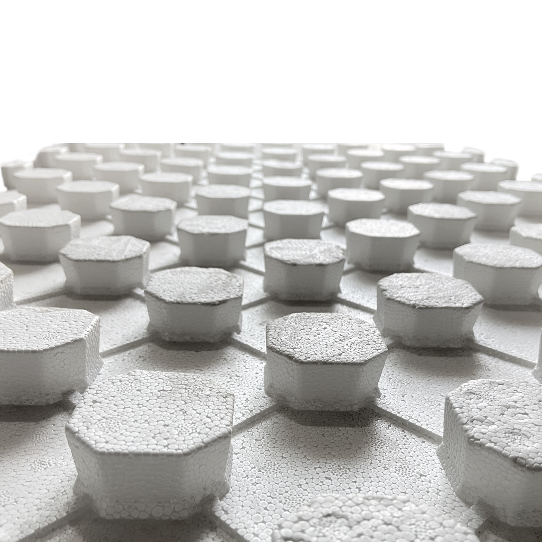 عایق یونولیتی طرح شانه تخم مرغ مدل 28q مجموعه 16 عددی