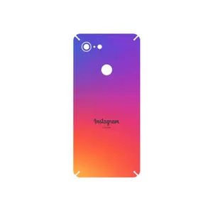MAHOOT Instagram Cover Sticker for Google Pixel 3