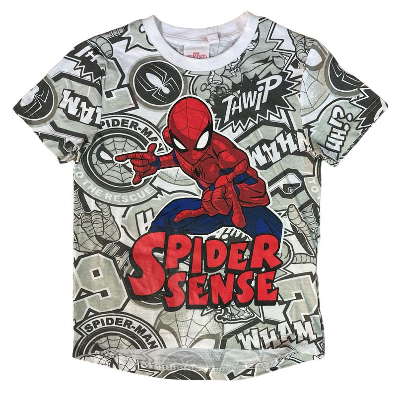 تی شرت آستین کوتاه پسرانه مدل 33683 SPIDERMAN