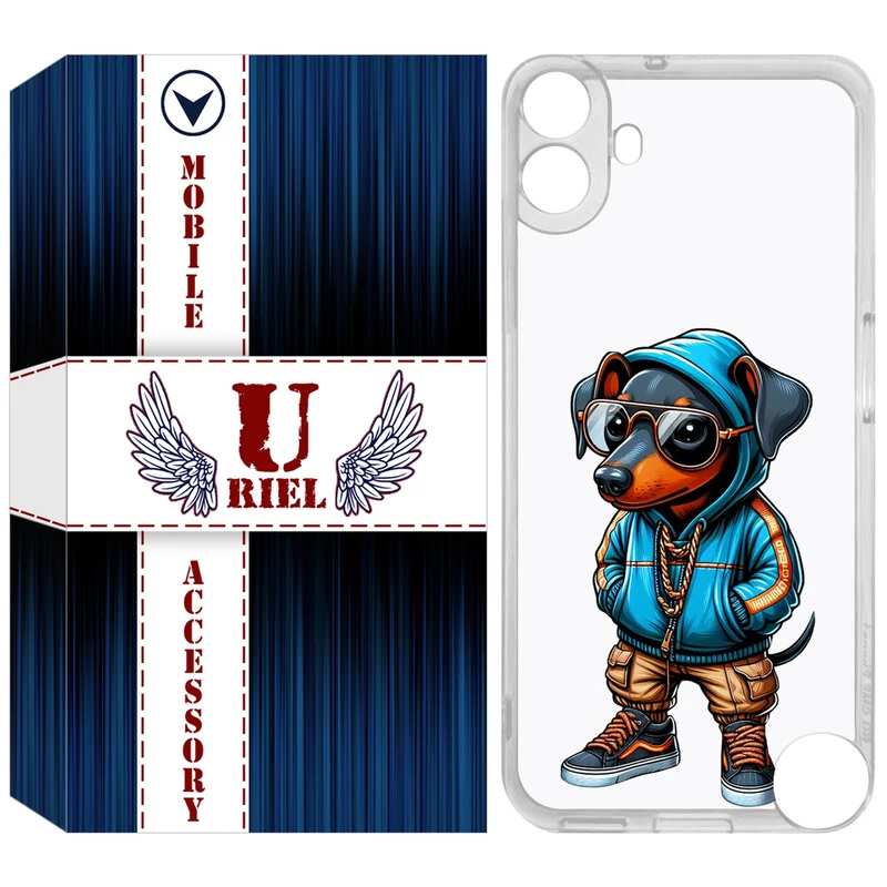 کاور یوریل مدل Clear کد 49 طرح سگ مناسب برای گوشی موبایل ناتینگ فون Nothing CMF Phone 1
