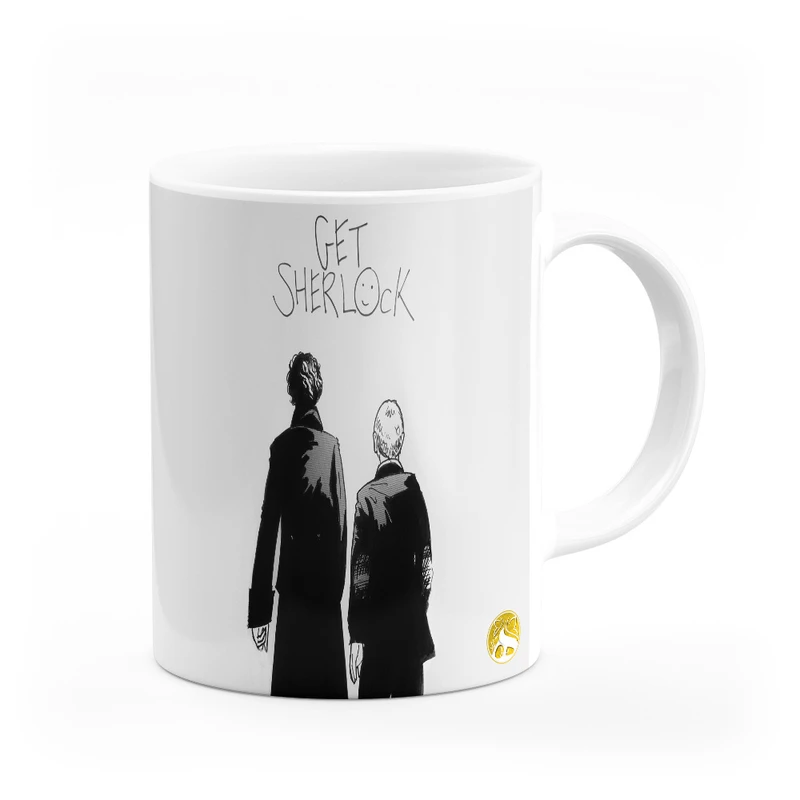 ماگ هومرو طرح شرلوک هولمز مدل MG5960