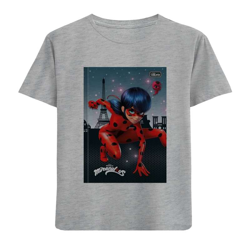 تی شرت آستین کوتاه دخترانه مدل دختر کفشدوزکی F667