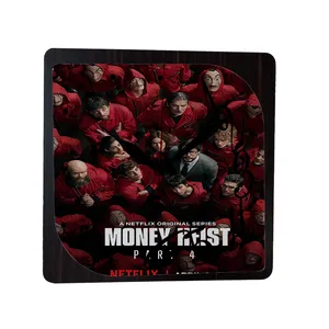 ساعت دیواری طرح سریال  Money Heist خانه کاغذی مدل tn6