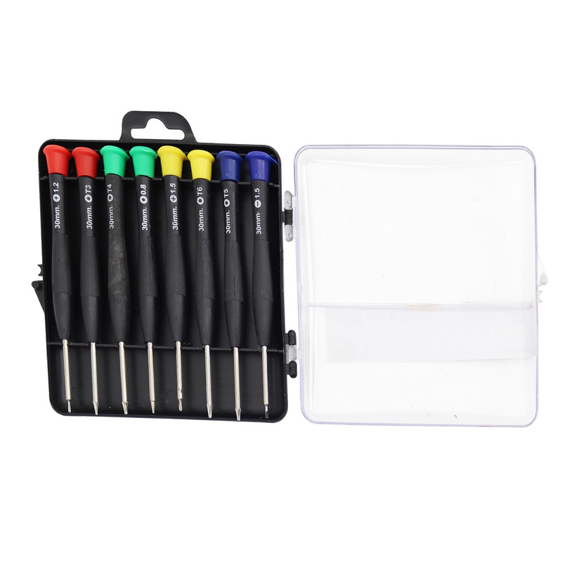 پیچ گوشتی مدل موبایلی کد YP-08 مجموعه 8 عددی