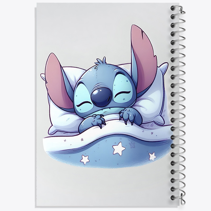 دفتر مشق 100 برگ خندالو طرح استیچ (Stitch) کد F8336