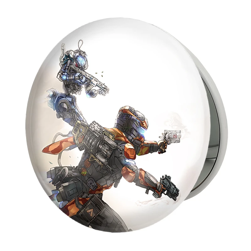 آینه جیبی خندالو طرح بازی تایتان فال (Titanfall) مدل تاشو کد 32595