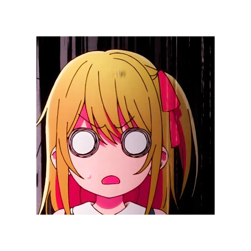 استیکر لپ تاپ و موبایل مدل انیمه طرح اوشی نو کو روبی هوشینو کد 1182