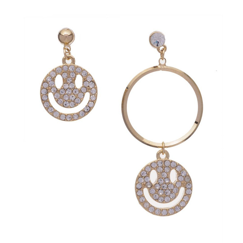 گوشواره دخترانه مدل smile کد m 8