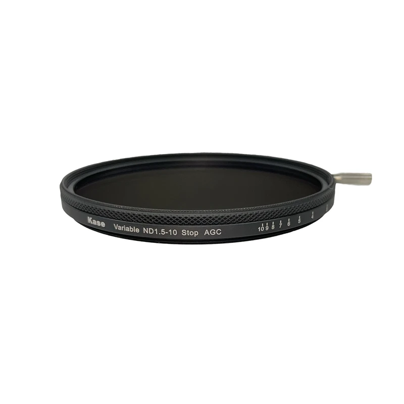 فیلتر لنز کازه مدل VARIABLE ND 1.5-10 STOP AGC-77MM 