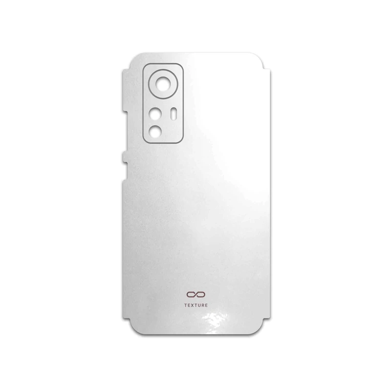 برچسب پوششی ماهوت مدل Metallic-White مناسب برای گوشی موبایل شیائومی 12