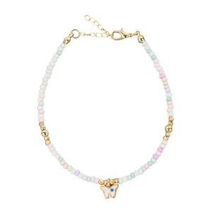 پابند زنانه زودیکا مدل منجوقی پروانه ای کد AAF213