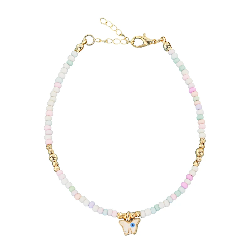 پابند زنانه زودیکا مدل منجوقی پروانه ای کد AAF213