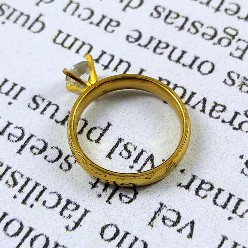 انگشتر زنانه سلین کالا مدل استیل تکتاش کد Mps-1 انگشتر زنانه سلین کالا مدل استیل تکتاش کد Mps-1