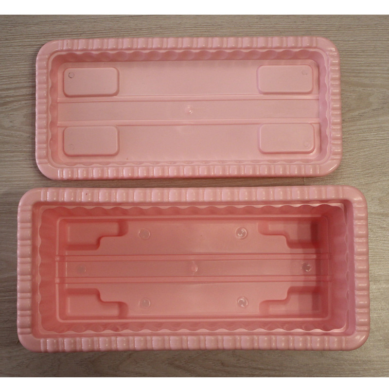 گلدان مدل پلاستیکی مستطیل کد Go42