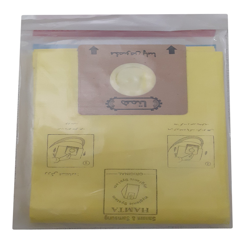 کیسه جاروبرقی همتا کد H_PA 159 مناسب برای پاسا بسته 25 عددی