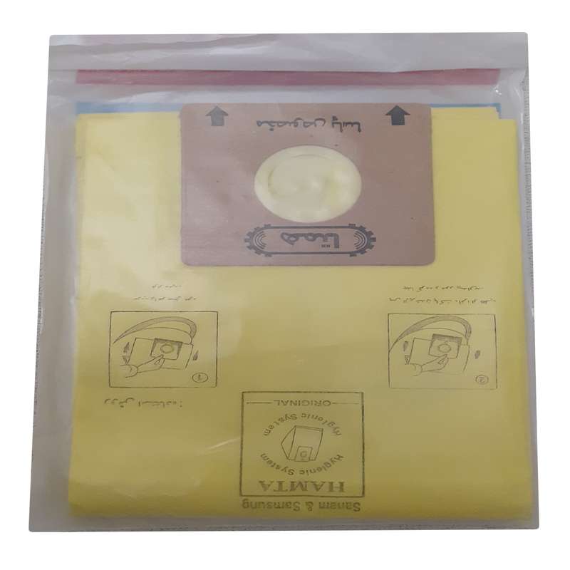 کیسه جاروبرقی همتا مدل پاسا مناسب برای جاروبرقی دیاموند بسته 5 عددی کیسه جاروبرقی همتا مدل پاسا مناسب برای جاروبرقی دیاموند بسته 5 عددی