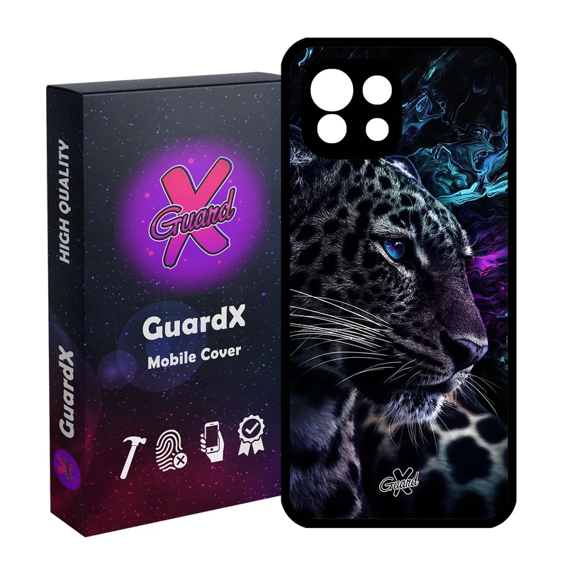 کاور گارد ایکس طرح پلنگ مدل Glass10250 مناسب برای گوشی موبایل شیائومی Mi 11 Lite