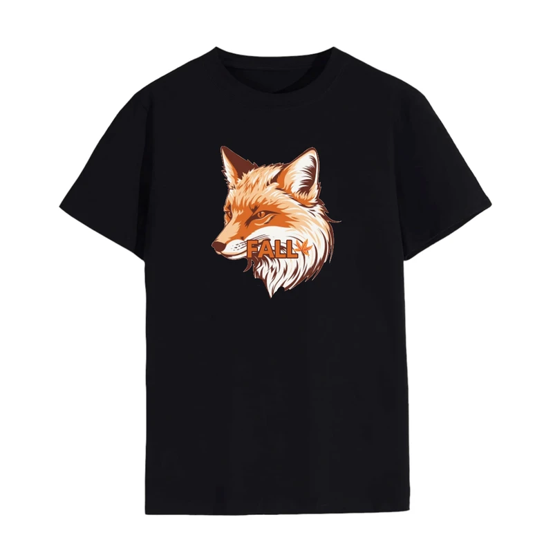 تی شرت لانگ آستین کوتاه زنانه مدل روباه کد 3